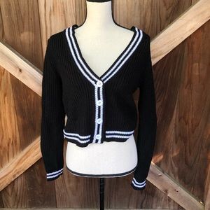 Black and White Tilly's Cardigan